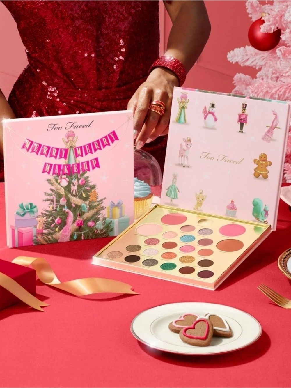 Too Faced Merry Merry Makeup Face & Eye Palette, NWT